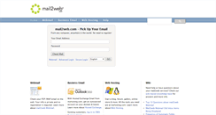 Desktop Screenshot of mail2web.com
