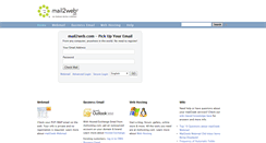 Desktop Screenshot of api.mail2web.com