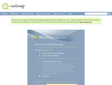 Tablet Screenshot of ex7.mail2web.com
